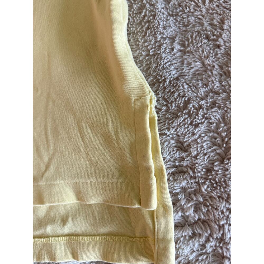 Polo Ralph Lauren Yellow Polo Shirt Mens Large Cotton Mesh Pony Logo Classic Fit - Picture 9 of 11
